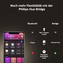 Philips Hue White & Color Ambiance Gradient Lightstrip Erweiterung (1 m), dimmbarer LED Streifen für das Hue Lichtsystem mit 16 Mio. Farben, Farbverläufen, smarte Lichtsteuerung über Sprache oder App - 9