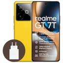 realme GT 7T 5G Smartphone,12+256GB,Batteria 7000mAh,120W charge,Processore Dimensity 8400-MAX, Fotocamera IMX896 50MP, AI Planner, Display Pro-Esports da 6000 nit 120Hz,IP69,Giallo esclusiva Amazon - 1