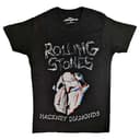 The Rolling Stones T Shirt Hackney Diamonds Faded Logo Official Unisex Black M - 3