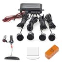 Ayuda de Aparcamiento Inalámbrica, Ayuda de Marcha Atrás con 4 Sensores de Aparcamiento Traseros PDC, Kit de Aviso de Distancia Total con Pantalla LED Inalámbrica(Negro) - 5