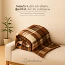 Wool & Home Merino Wolldecke 140x200 cm – Kuscheldecke aus 100% Merinowolle, Einfarbig Grau – Gewicht 500 g/m² – Atmungsaktiv und Langlebig - 9