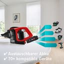 Bosch Akku-Staubsauger Unlimited Gen2 Serie 8 ProAnimal BCS8224PET, Tierhaar-Staubsauger, beutellos, bis 65 Min Laufzeit, mit Wechselakku, Schnellladegerät, Hygiene-Filter, Tierhaar-Bürstenrolle, rot - 8