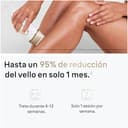 Braun Luz Pulsada Silk-expert Pro 5, Alternativa a Depiladora Laser, Eliminación Del Vello En Casa, Depiladora IPL Con Funda y 2 Cabezales Para Cara y Cuerpo, Blanca/Dorada, PL5140 - 5