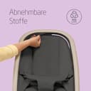 Maxi-Cosi Kori 2-in-1-Babywippe mit Spielzeugbogen, 0–2 Jahre, bis zu 15 kg, Baby Bouncer, 3 mit einer Hand einstellbare Liegepositionen, Easy-in-Gurt, leicht und kompakt, Eco Care, Beyond Graphite - 7