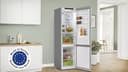 Bosch Kühl-Gefrier-Kobination 203 x 60 cm, Serie 4, KGN392LAG, 260 L Kühlen & 103 L Gefrieren, Total No Frost, längere Frische mit VitaFresh XXL, Extra leise, konstante Temperatur, Metall-Optik - 2