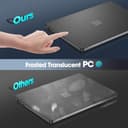 ProCase Protective Case for 15 Inch Microsoft Surface Laptop 7 2024 Release, Hard Shell Transparent Cover with Durable and Lightweight Design -Black - 7