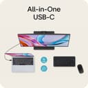 LG Monitor 27U730A-B.AEU, 27", 4K UHD (3840x2160), HDR10, IPS, webOS 24, USB-C (90W), Bluetooth, DCI-P3 90%, HDMI, DisplayPort, HDR Effekt, Schwarz - 4