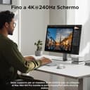 UGREEN Docking Station Compatibile con Mac Mini M4 e M4 Pro Hub USB C Supporto con Alloggiamento M.2 NVME SSD DisplayPort 4K 240Hz 144Hz USB 3.2 4A1C 10Gbps SD TF Slot 3.5mm Aux - 7