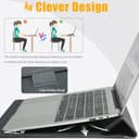 HYZUO 13.3-14 Inch Laptop Sleeve Case with Stand Feature for MacBook Pro 14 M5/M4/M3/M2/M1 2026-2021, MacBook Pro/Air 13.3, 13.5" 13.8" Surface Laptop, HP Spectre X360 13/14, Graphite - 2