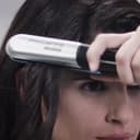 Rowenta Liss & Curl Ultimate Sunshine SF6220 - Plancha de pelo con doble salida Iónica, placas aluminio con recubrimiento de nanocerámica ultrashine, función 2 en 1 alisado y rizos Perfectos - 5