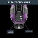 Rowenta X-Force Flex 12.60 Aspirapolvere Senza Fili, Potenza 150 Air Watt, Autonomia 45 min, Aspirapolvere con Batteria Rimovibile, Luce LED e Stazione di Ricarica Verticale Inclusa, RH98A0 - 4