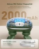 MassagegeräT, 4D NackenmassagegeräT mit Wärme, Heizendes Nacken, 3 Massageeinstellungen & 2 Heizstufen, Tiefengewebemassage für Nacken und Schultern, Wiederaufladbarer, Bionisches Massager für Eltern - 5