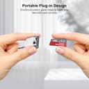 iPhone Lightning SD Card Reader Adapter,[Apple MFi Certified] Mini Lightning to Micro SD/TF Card Reader Viewer Adapter for iPhone 14 13 12 11 Pro Max XS XR X 8 7 6 iPad,Support iOS and exFAT FAT32 - 5