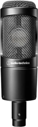 Audio-Technica 2035 Micrófono de Condensador Cardioide de Gran Diafragma Negro - 1