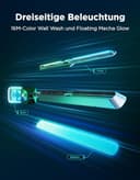 Govee Light Bars Pro for Gaming, verbesserte 16-Zoll Smart LED Lichtleisten mit dreiseitiger RGBIC Beleuchtung und WLAN für PC, Monitor, 60+ Szenenmodi, funktioniert mit Alexa und Google Home - 2