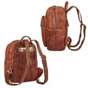 STILORD "Dolores Zaino Donna Pelle Piccolo 13 Pollici – Zainetto Elegante Vera Pelle Vintage Daypack Zaino Antifurto Cuoio Autentico per Viaggio e Quotidiano Colore:maraska - marrone - 5