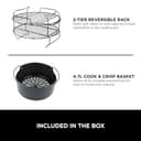 Ninja Foodi MAX Multi Cooker, 7.5L with 9 Cooking Functions, Pressure Cook, Air Fry, Slow Cook, Grill and more, Brushed Steel & Black, OP500UK - 3