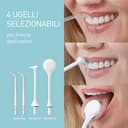 Panasonic Serie 600 Irrigatore Orale a Ultrasuoni EW-DJ67-W303, Idropulsore dentale, 200ml, IPX7, 2 Ugelli a Ultrasuoni, 1 Ugello Ortodontico e 1 Ugello per Pulire la Lingua, 5 Livelli di Pressione - 8