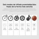 Xiaomi Portable Electric Air Compressor 2 - Compresor de aire portátil (0.2 10.3 bar/3-150 psi, 6 modos, batería de 2000mAh, 14.4Wh, carga USB-C, pantalla LED), negro (Versión ES) - 5