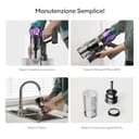 Ultenic 55Kpa/80Min Aspirapolvere Senza Fili U18, Scopa Elettrica Senza Fili Potente con Tubo Pieghevole, Filtrazione Multi-Cono,Display Intelligente, Anti-Groviglio per Peli Animali/Pavimenti/Tappeti - 12