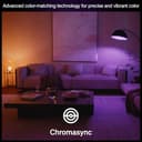 Philips Hue Smart LED A60 Bulb, White and Color Ambiance, E27 Base, 8.1W, Full Spectrum Light 1000K-20000K, 1100 Lumens, Dimmable, Works with Alexa, Google Assistant, and Apple Home, 2 Pack - 5