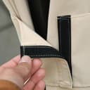 Outsunny 4 Pack Replacement Gazebo Curtains Privacy Panel for Most 3 x 4m Gazebo Canopy Pavillion Outdoor Shelter Sidewalls Accessories Beige - 7