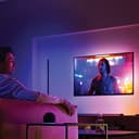 Philips Hue White and Color Ambiance Gradient Signe, Lampada da Terra LED, Piantana Smart, Lampada da Terra Design con Bluetooth, Bianca - 3