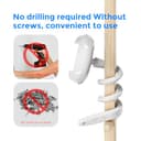 Flexibler Twist-Clip-Halter für Nanit Pro Smart Baby Monitor,Flexible Twist-Monitorhalterung für Nanit Pro Smart Babyphone,kein Bohren Erforderlich - 4