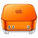 Spigen Classic C1 Funda con Soporte para Filtro de Aire Integrado Compatible con Mac Mini M4 / M4 Pro Chip (2024) - Tangerine - 1