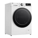 LG AI DD F4R7011TSWC Lavatrice Classe A -10%, 11kg Serie R7, Carica Frontale, 1400 Giri, AI Wash, TurboWash 360, Lavaggio a Vapore, Wi-Fi, Oblò in Vetro Temperato, Libera Installazione, Bianca - 12