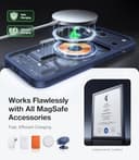 TORRAS for iPhone 17 Pro Case with MagSafe, 12FT Military Grade Shockproof, Durable & Sturdy & Velvety Touch, Magnetic Protective case for iphone 17 pro cover, Blue - 6