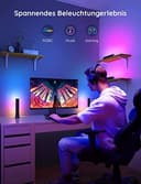 Govee Smart LED Lightbar, Dimmbar RGBICWW TV Hintergrundbeleuchtung, Music Sync, 2200-6500K, 3 Installationsmethoden, Funktioniert mit Alexa und Google Assistant, für TV, Monitor, PC, Gaming Deko - 2