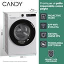 Candy Lavadora 11Kg 1400RPM Blanca - BR 411BL9-S - 3