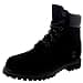 Timberland Womens 6 Inch Premium Waterproof Lace Up Black Nubuck Boots - Black - 5 - 4