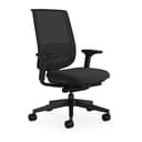 Steelcase Reply Air, silla de oficina ergonómica con respaldo de malla, sujeción lumbar regulable en altura y brazos regulables Onyx/Black; Fabricado en Europa - 1
