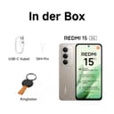 XIAOMI Redmi 15 5G, Smartphone 8+256GB, 6,9" FHD+ DotDisplay 144Hz, Snapdragon® 6s Gen 3, 6nm-Prozess, Octa-Core-CPU, 50MP Hauptkamera, 7000mAh, Schwarz - 5