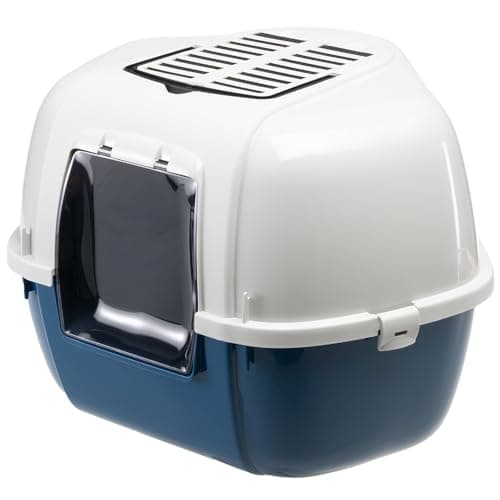 Ferplast Lettiera per Gatti, Lettiera angolare gatti chiusa Ferplast MIKA igiene filtro cattivi odori