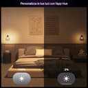 Philips Hue Essential Smart LED A60 (Confezione da 1), Lampadina smart con luce bianca e colorata, Lampadina intelligente E27 8 W, Luce smart compatibile con Alexa, Google Assistant e Apple Home - 6