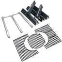 GFTIME 69787 quemador de acero inoxidable y 7636 Flavorizer Bar & 7638 Hierro Fundido Parrilla Set para Weber Spirit E310 S310 E320 S320 E330 S330 (con botones frontales), II//LX 310, piezas de - 1