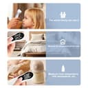 Termometro Digital Bebe y Adultos Termometro de Frente Infrarrojo sin Contacto Multiusos Alarma de Fiebre Lectura Instantánea Pantalla LCD y Recargable - 7