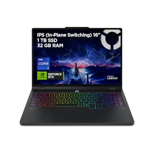 Lenovo Legion Pro 5 Gen10– Portátil Gaming IA 16" WQXGA (Intel Core i9-14900HX, NVIDIA GeForce RTX 5070, 32GB RAM, 1TB SSD, 240Hz, WiFi 6, Sin Sistema Operativo) QWERTY RGB 24 Zonas Español – Negro