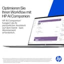 HP OmniBook 5 Next Gen AI Laptop PC, 16 Zoll 2K OLED Touch, Snapdragon X1-26-100 Prozessor (45 NPU-Tops), 16 GB LPDDR5x RAM, 512 GB PCIe SSD, Qualcomm Adreno GPU, Windows 11 Home, QWERTZ, Silber - 9