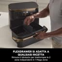 Ninja Foodi FlexDrawer, Friggitrice ad Aria, Doppia Zona, Separatore Rimovibile, Cassetto da 10.4L, 7 in 1, Componenti Antiaderenti Lavabili in Lavastoviglie, Nero/Rame, AF500EUCP - 11