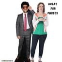 STAR CUTOUTS CS987 The Weeknd Lifesize - Recorte de cartón con Mini Recorte - 3