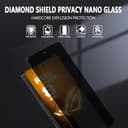 Jaavkkma 1 Pezzo Privacy Pellicola Protettiva per ASUS ROG Phone 8/8 Pro/9/9 Pro Vetro Temperato, Durezza 9H/Anti-Spia, Protezione Schermo per ASUS ROG Phone 8/8 Pro/9/9 Pro - Anti Spy Vetro Temperato - 6