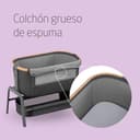 Maxi-Cosi Iora Cuna Colecho Bebe, Co-Sleeper, 0 - 6 meses, máx. 9 kg, 4 Posiciones de Inclinación y 5 de Altura, Fácil Deslizamiento, Cómodo Colchón, Amplia Cesta, Fácil Transporte, Essential Graphite - 4
