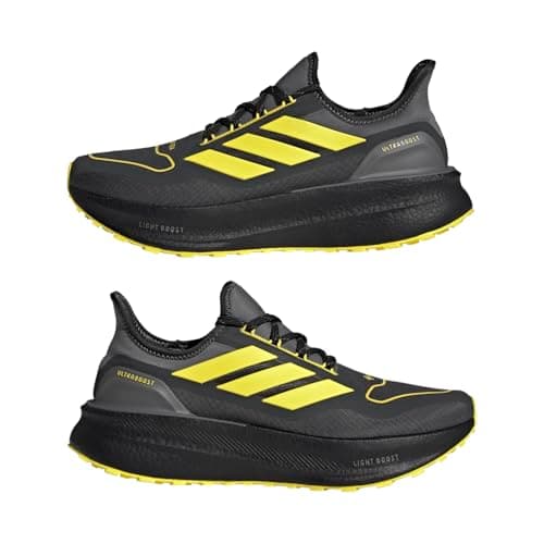adidas Ultraboost GTX, Scarpe da Trail Running, Nero/Giallo, Membrana Gore-Tex, Suola Continental (Sistema Taglie Calzature EU, Adulto, Numero, Media, 42)