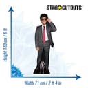 STAR CUTOUTS CS987 The Weeknd Lifesize - Recorte de cartón con Mini Recorte - 5