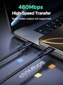 UGREEN USB C to USB-C Charger Cable 100W 5A Type C to C Fast Charging Compatible with MacBook Pro/Air, HP, Dell, iPad Pro 2025, iPhone Air/17/16 Plus/Pro/Pro Max, Galaxy S25 (1M) - 6