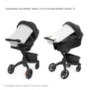 Visierina parasole Stokke Xplory X, Grigio chiaro - Protegge il bambino dalla luce solare diretta - Leggera, facile da fissare al passeggino - Realizzata in materiali idrorepellenti UPF 50+ - 6